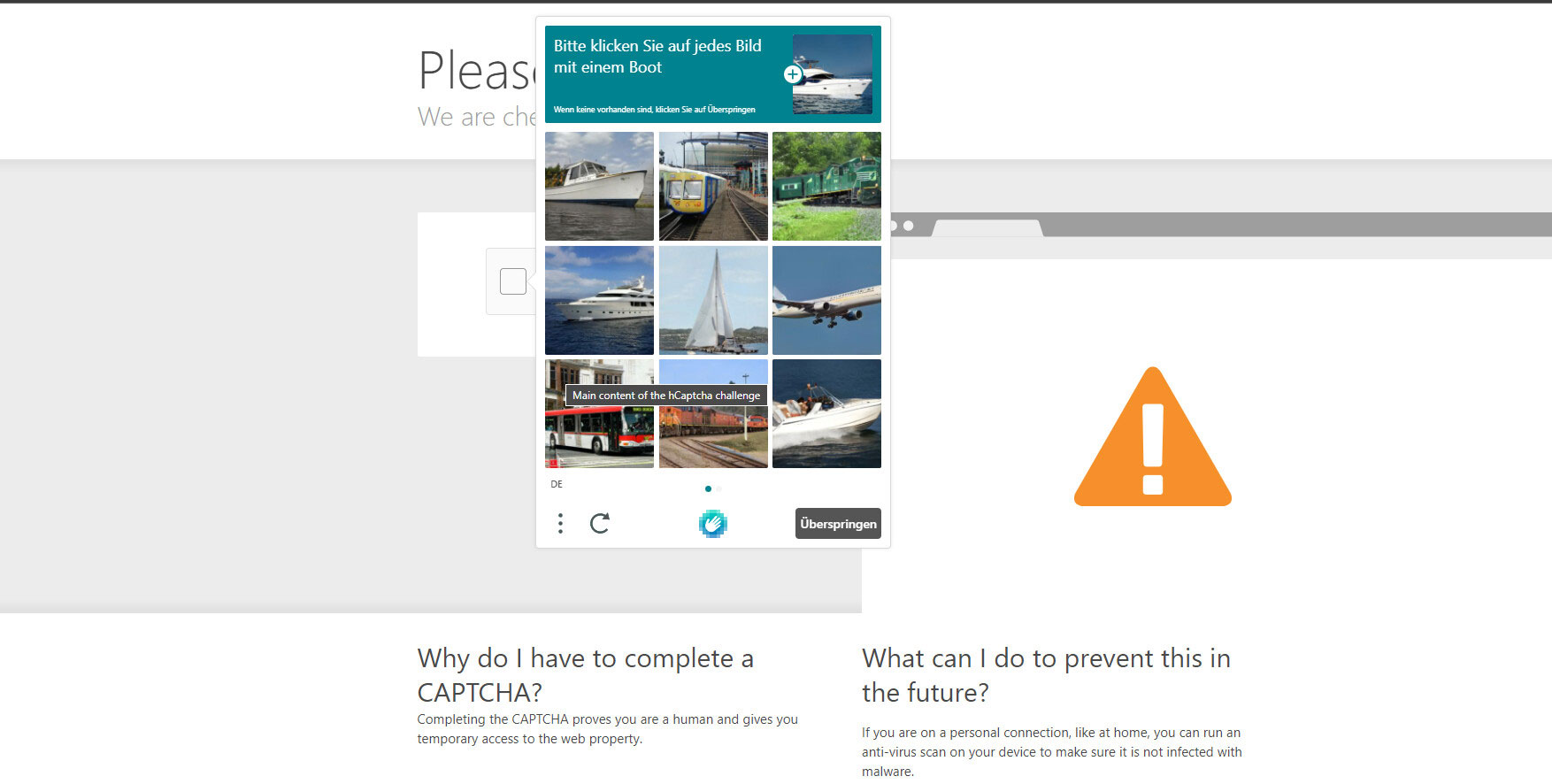 Cloudflare captcha