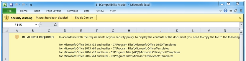 Move MS Office file Emotet