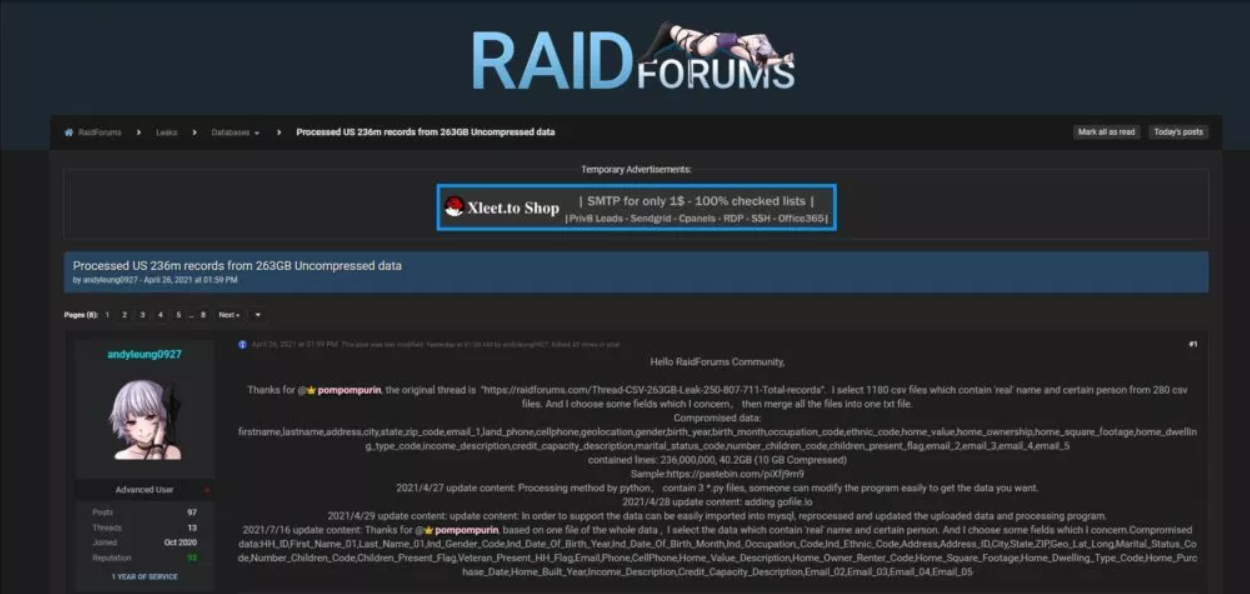 RaidForums page