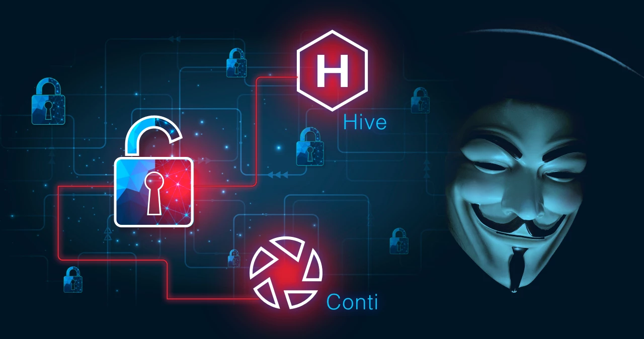 Experts analysed the conversation of Conti and Hive ransomware groups